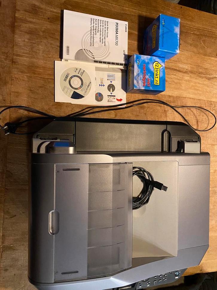 Canon Pixma MX700 All-in-One Printer + Nieuwe Cartridges, Computers en Software, Printers, Gebruikt, Printer, Scannen, Ophalen