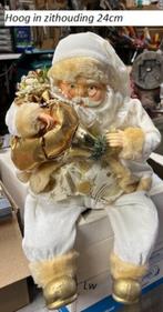 kerstman wit in zithouding, Ophalen of Verzenden, Gebruikt