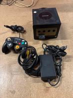 Nintendo GameCube - Zwart - Met Controller, Spelcomputers en Games, Ophalen, Gebruikt, Zwart, Met 1 controller