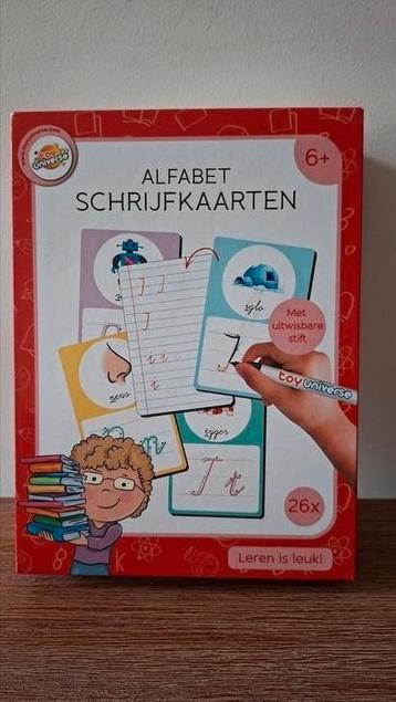 Alfabet schrijfkaarten  beschikbaar voor biedingen