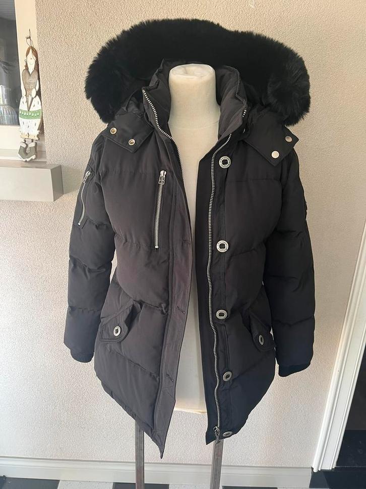 Moose Knuckels Canada, dames winterjas, maat M, Kleding | Dames, Jassen | Winter, Zo goed als nieuw, Maat 38/40 (M), Zwart, Ophalen of Verzenden