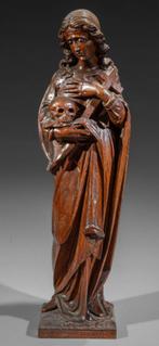 Maria Magdalena met schedel, Antiek en Kunst, Ophalen