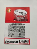 Feyenoord - Haarlem 12-2-1984 met Johan Cruijff en Gullit, Verzenden, Zo goed als nieuw, Feyenoord, Overige typen