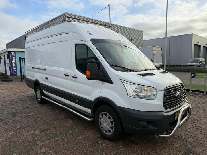 Ford Transit 350 2.0 TDCI L4H3 Luchtvering Airco Euro6 Camer, Auto's, Bestelauto's, Bedrijf, Te koop, ABS, Achteruitrijcamera