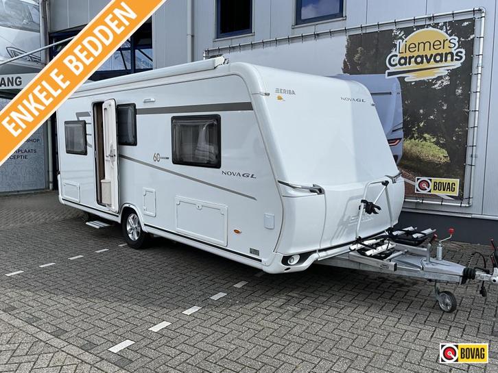Eriba Nova GL - 60 edition 530 GL MOVER-AIRCO-LUIFEL, Caravans en Kamperen, Caravans, Bedrijf, tot en met 4, 1250 - 1500 kg, Rondzit