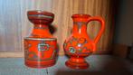 2 vintage vazen, vaasjes Flora Gouda Holland Tokio, Ophalen of Verzenden