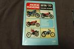 Motor Magazine 1976 -1977 motorfietsen bromfietsen in kleur, Boeken, Ophalen of Verzenden, Gelezen