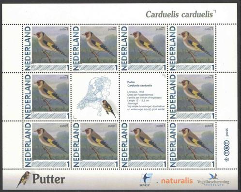 Postzegels Vogels in Nederland: Putter, Postzegels en Munten, Postzegels | Nederland, Postfris, Na 1940, Ophalen of Verzenden
