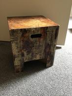 Tafeltje, Ophalen, Minder dan 55 cm, Gebruikt, Vierkant