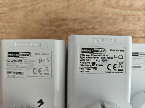 Bosje Klik Aan Klik Uit spul, Doe-het-zelf en Verbouw, Elektra en Kabels, Zo goed als nieuw, Ophalen of Verzenden