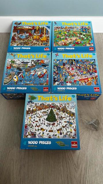 That's Life Puzzels - 5 Stuks beschikbaar voor biedingen