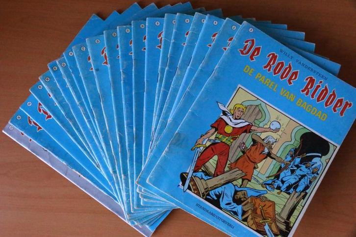 Grote partij De Rode Ridder-stripalbums (jaren ’70–’80), Boeken, Stripboeken, Gelezen, Eén stripboek, Ophalen of Verzenden