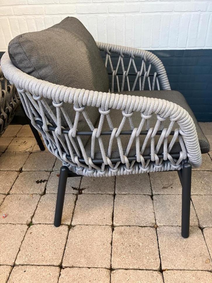 KEES SMIT SET 2x Bellagio Cupello lounge tuinstoel + tafel, Tuin en Terras, Tuinsets en Loungesets, Zo goed als nieuw, Loungeset