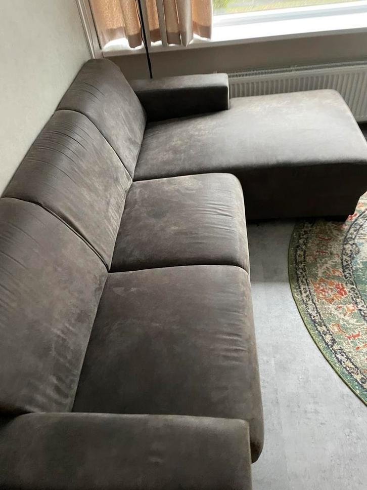 Hoekbank GRATIS ZSM HALEN, Huis en Inrichting, Banken | Complete zithoeken, Gebruikt, Ophalen