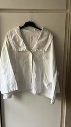 Hebbeding. Witte linnen blouse. Maat TU 46 …….., Hebbeding, Ophalen of Verzenden, Zo goed als nieuw, Blouse of Tuniek