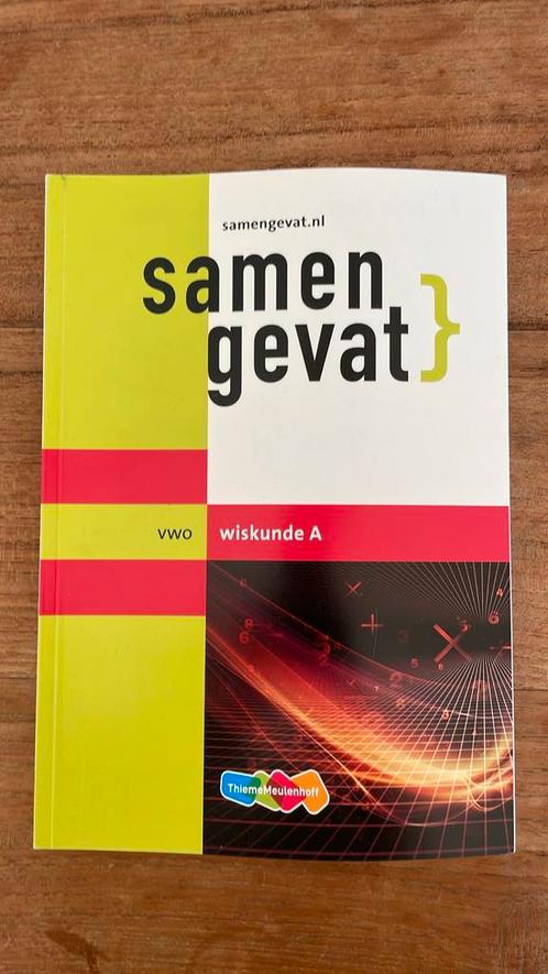 Samengevat Wiskunde A VWO, Boeken, Schoolboeken, Zo goed als nieuw, Wiskunde A, VWO, Ophalen