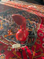 Vintage Rode en witte Telefoon PTT Draaischijf, Telecommunicatie, Vaste telefoons | Niet Draadloos, Ophalen of Verzenden, Gebruikt