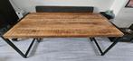 Mango Houten Eettafel 200x90x78cm, Ophalen, Gebruikt, 50 tot 100 cm, Vijf personen of meer