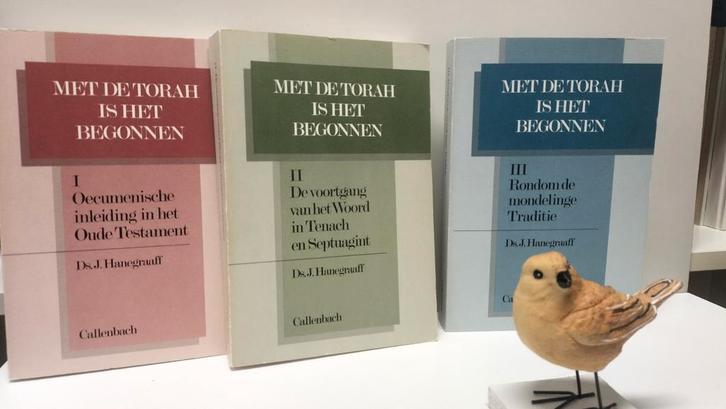 Hanegraaf, Ds. J.; Met de Torah is het begonnen ( 3 delen, Boeken, Godsdienst en Theologie, Gelezen, Christendom | Protestants