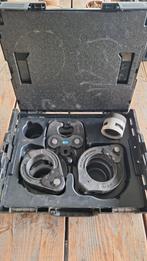 Viega Zwenk persbekken set 76.1 + 88.9 en moederbek Z2, Auto diversen, Autogereedschap, ., ;, Ophalen of Verzenden, Zo goed als nieuw