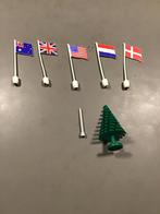 Vintage Lego 5x vlag, boom, antenne uit jaren 1966/1971, Ophalen of Verzenden, Gebruikt, Losse stenen, Lego