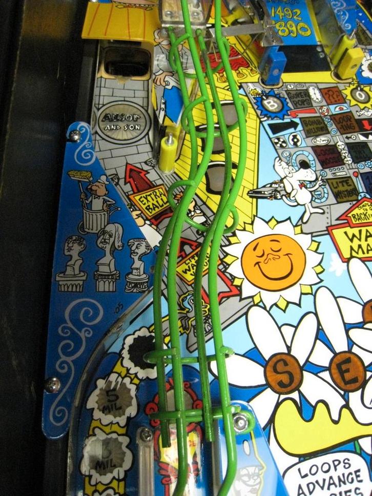 Gezocht! Rocky and Bullwinkle ramp Data east., Verzamelen, Automaten | Flipperkasten, Ophalen of Verzenden