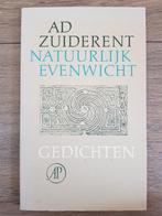 Boek : Natuurlijk evenwicht -- Ad Zuiderent -- gedichten, Ophalen of Verzenden, Zo goed als nieuw, Ad Zuiderent, Eén auteur