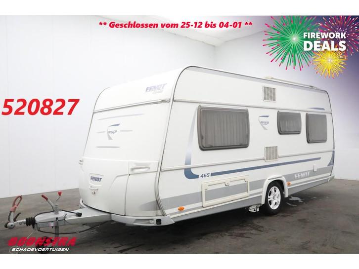Fendt Bianco 465 Mover Luifel Fietsendrager Frans Bed Rondzi, Caravans en Kamperen, Caravans, Bedrijf, tot en met 3, 1000 - 1250 kg