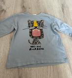 Zara lichtblauwe trui met print katoen, Gebruikt, Ophalen of Verzenden, Zara, Shirt of Longsleeve