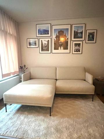 Kleine hoekbank Westwing 195cm Off-white/ Small corner couch