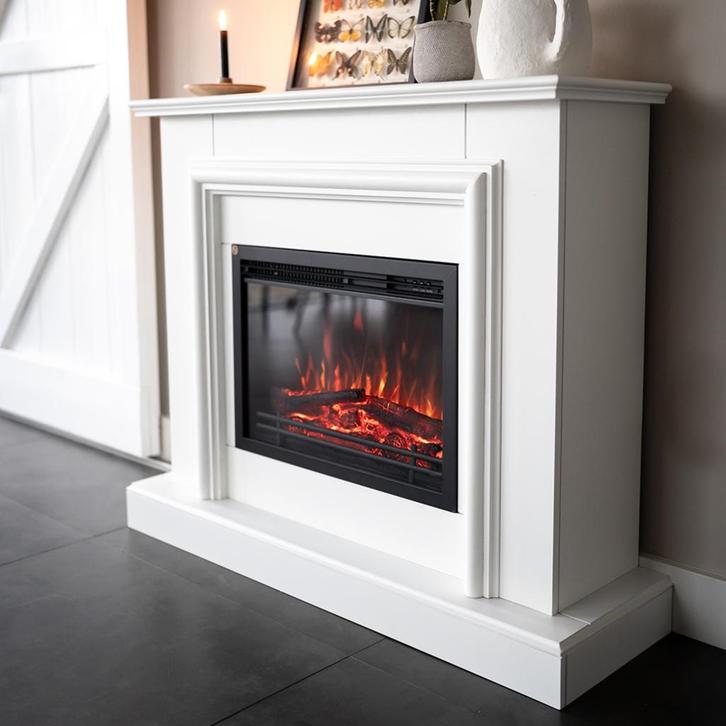 livn flame inzethaard elektrische inbouwhaard lugano SALE, Huis en Inrichting, Haarden, Nieuw, Elektrische haard, Ophalen of Verzenden