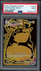 Pikachu VMAX PSA 9 - TG29/TG30 - Lost Origin 2022, Hobby en Vrije tijd, Ophalen of Verzenden, Zo goed als nieuw, Losse kaart