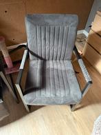 3 industriele eetkamerstoelen, Ophalen, Gebruikt, Drie, Grijs