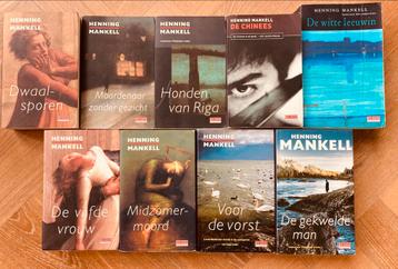 Henning Mankell Thrillers - Wallander Serie beschikbaar voor biedingen