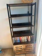 Mooie boekenkast met hout en staal, Huis en Inrichting, Ophalen, 50 tot 100 cm, Zo goed als nieuw, 150 tot 200 cm