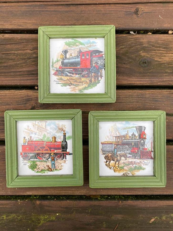 Treinen tegels Mosa, Huis en Inrichting, Woonaccessoires | Onderzetters, Gebruikt, Overig, Ophalen of Verzenden