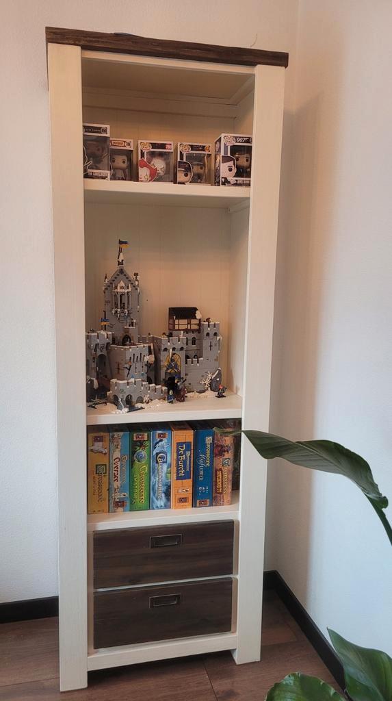 Boekenkast Lagune Pronto Wonen, Huis en Inrichting, Kasten | Boekenkasten, Gebruikt, 50 tot 100 cm, 200 cm of meer, 25 tot 50 cm