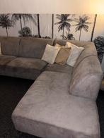 Mooie grijze hoekbank te koop, Ophalen, 250 tot 300 cm, Gebruikt, 100 tot 125 cm
