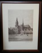 Ets - Léo Van Cauwenbergh (1921) - Grote Markt van Veurne, Ophalen of Verzenden