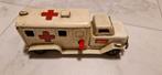 Vintage blikken ambulance Japan jaren ’50 – opwindspeelgoed, Ophalen of Verzenden, Gebruikt