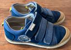 Develab leren schoen 31 klitteband blauw met gele details, Gebruikt, Develab, Schoenen, Ophalen of Verzenden