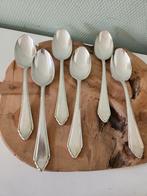 6x verzilverde lepels, Antiek en Kunst, Ophalen of Verzenden
