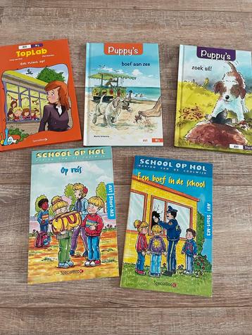 5 x Leesboek AVI Start/M3 - TopLab, School op Hol beschikbaar voor biedingen