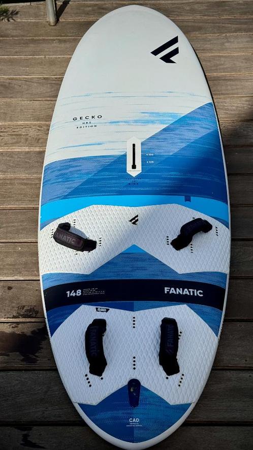Complete windsurfset Fanatic Gecko – Topstaat – Unieke kans!, Watersport en Boten, Windsurfen, Zo goed als nieuw, Complete set