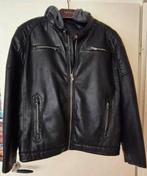 Zwart leren jacks zgan met capuchon mt XL, Ophalen of Verzenden, Zo goed als nieuw, Overige maten, Zwart