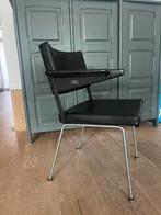 Gispen Cordemeyer 1265 zwart leer 4Poot stoel, Huis en Inrichting, Stoelen, Ophalen, Zwart, Leer, Zo goed als nieuw