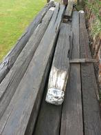 Meerpalen dukdalven houten balken, Ophalen, Gebruikt, 250 cm of meer, Balken