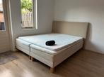 Boxspring 180x200, Huis en Inrichting, Slaapkamer | Boxsprings, Gebruikt, Beige, Tweepersoons, Ophalen of Verzenden