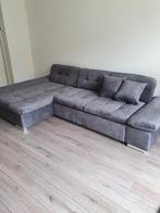 Grijze 2,5-zitsbank met Chaise Longue - Nette Staat!, Ophalen, Zo goed als nieuw, Stof, Modern