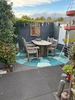 Teakhouten Tuinset - Tafel & Stoelen, Tuin en Terras, 4 zitplaatsen, Gebruikt, Eettafel, Teakhout